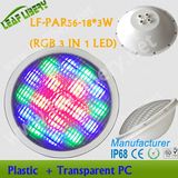 Lf-PAR56-18*3W (RGB 3 IN 1 LED) PAR56 Swimming Pool Eauipment-Underwater Light\/, IP68 Plastic Hull PAR56 Light